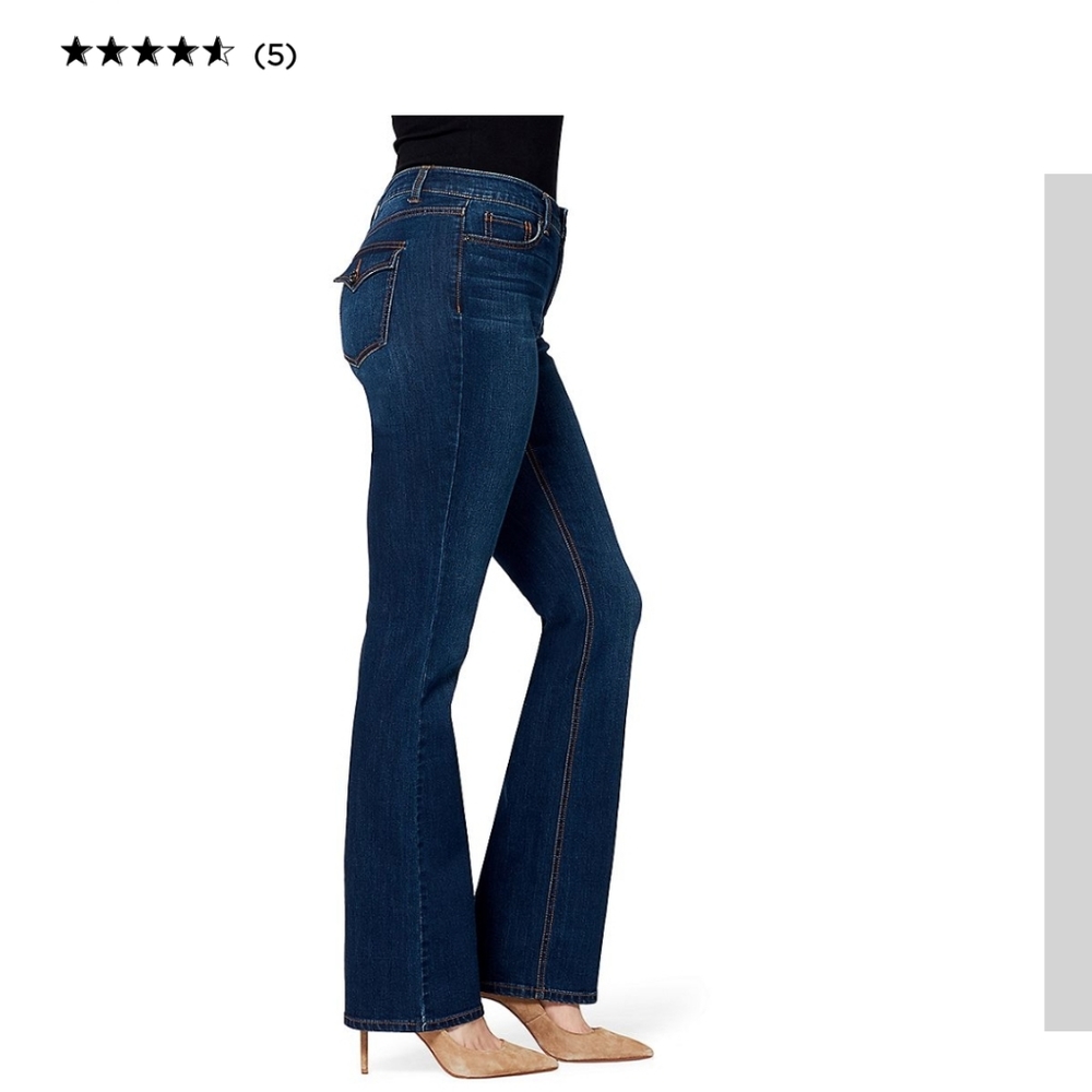 LEVIS Perfectly Slimming Bootcut 512 Jeans, Size 4 Medium Rise